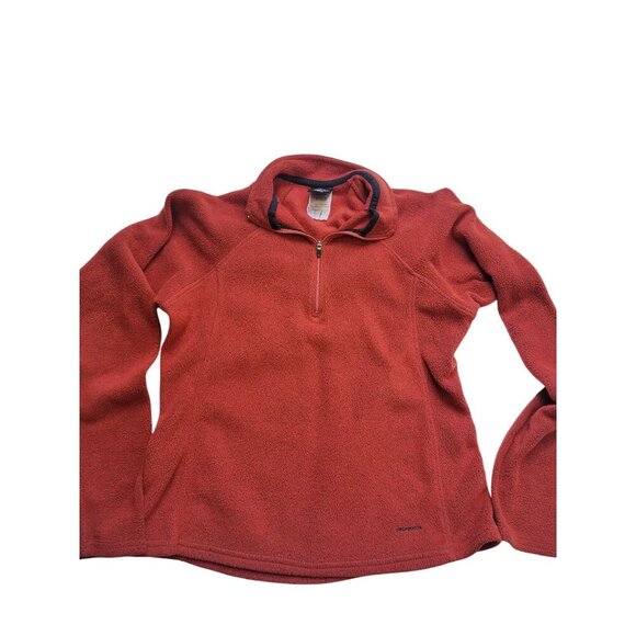 Patagonia Other - Patagonia Orange Capilene Qaurter Zip Pullover Size M Youth Outer Wear Hiking